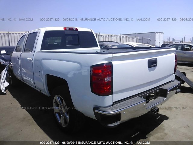 3GCPCREC0HG228195 - 2017 CHEVROLET SILVERADO C1500 LT WHITE photo 3