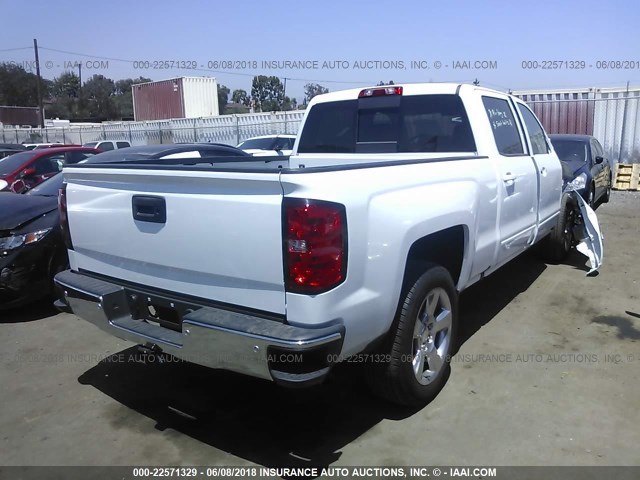 3GCPCREC0HG228195 - 2017 CHEVROLET SILVERADO C1500 LT WHITE photo 4