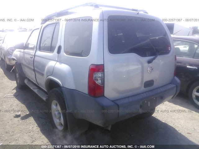 5N1ED28T33C702350 - 2003 NISSAN XTERRA XE/SE SILVER photo 3