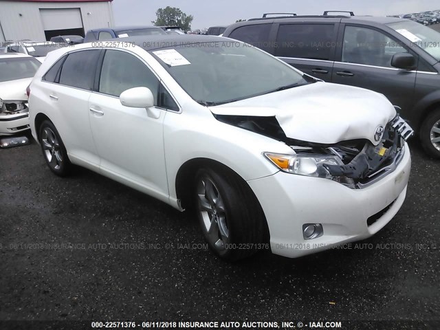 4T3BK3BB8AU044487 - 2010 TOYOTA VENZA WHITE photo 1