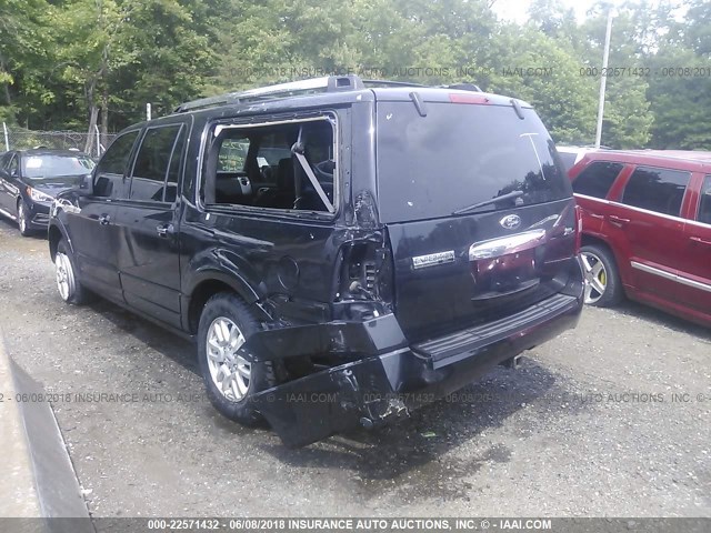 1FMJK2A56DEF68973 - 2013 FORD EXPEDITION EL LIMITED BLACK photo 3