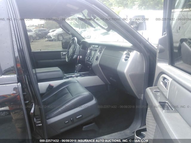 1FMJK2A56DEF68973 - 2013 FORD EXPEDITION EL LIMITED BLACK photo 5