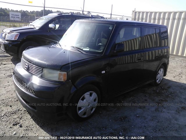 JTLKT324364060023 - 2006 TOYOTA SCION XB შავი ფოტო 2