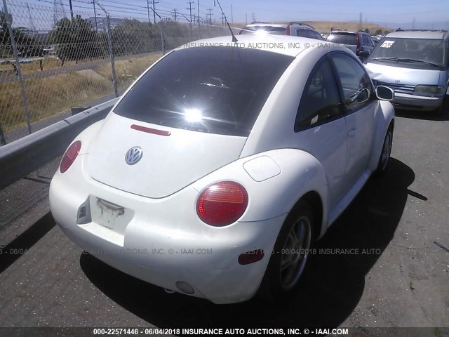 3VWBK31C85M400404 - 2005 VOLKSWAGEN NEW BEETLE GL 白色 照片 4