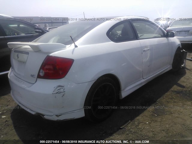 JTKDE177950060001 - 2005 TOYOTA SCION TC 白色 照片 4
