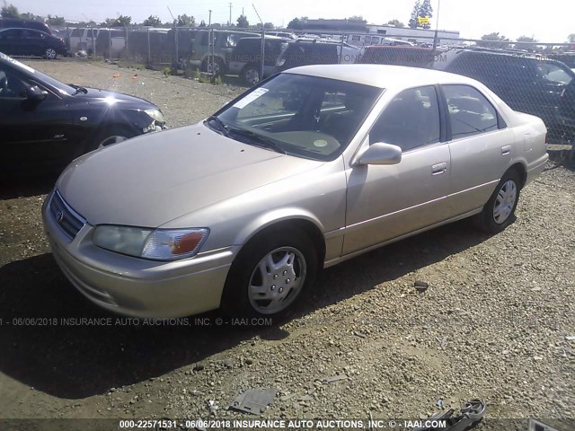 JT2BF22K1Y0247033 - 2000 TOYOTA CAMRY CE/LE/XLE GOLD photo 2