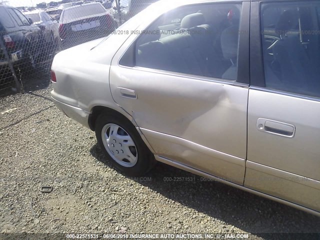 JT2BF22K1Y0247033 - 2000 TOYOTA CAMRY CE/LE/XLE GOLD photo 6