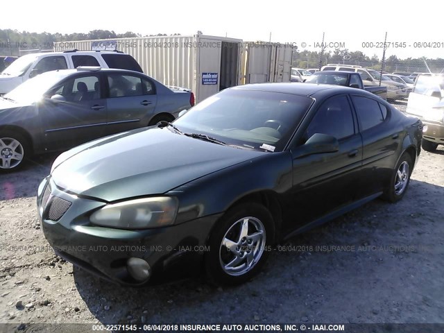 2G2WS522041228823 - 2004 PONTIAC GRAND PRIX GT2 GREEN photo 2