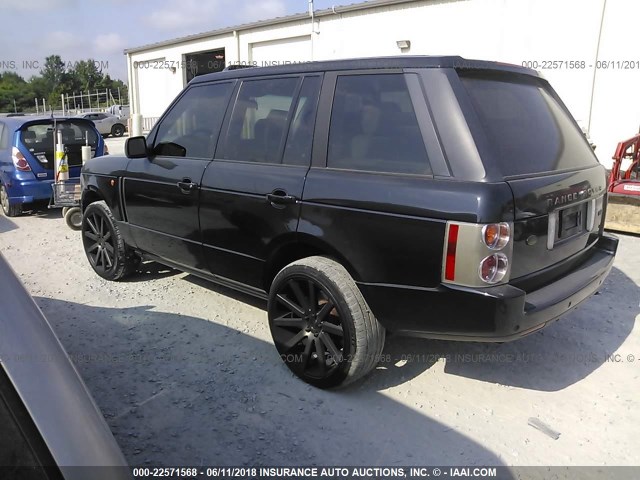 SALME11464A152576 - 2004 LAND ROVER RANGE ROVER HSE BLACK photo 3