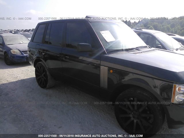 SALME11464A152576 - 2004 LAND ROVER RANGE ROVER HSE BLACK photo 6