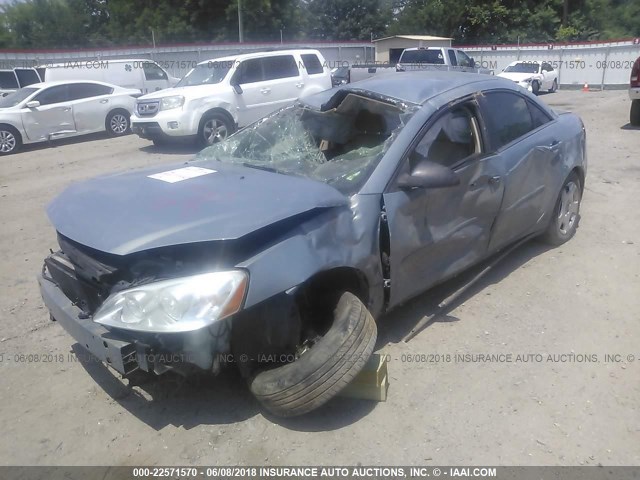 1G2ZF58B574188272 - 2007 PONTIAC G6 VALUE LEADER/BASE Navy photo 2