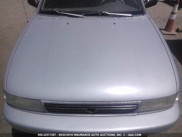 1N4EB32H4PC727905 - 1993 NISSAN SENTRA E/XE/SE GRAY photo 10