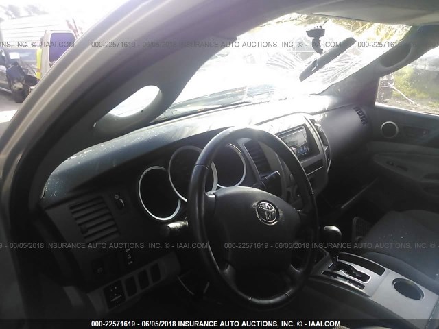 5TETU62N66Z243074 - 2006 TOYOTA TACOMA PRERUNNER ACCESS CAB SILVER photo 5