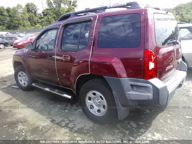 5N1AN08W66C544682 - 2006 NISSAN XTERRA OFF ROAD/S/SE RED photo 3