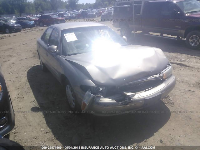 2G4WS52J511268597 - 2001 BUICK CENTURY CUSTOM GOLD photo 1