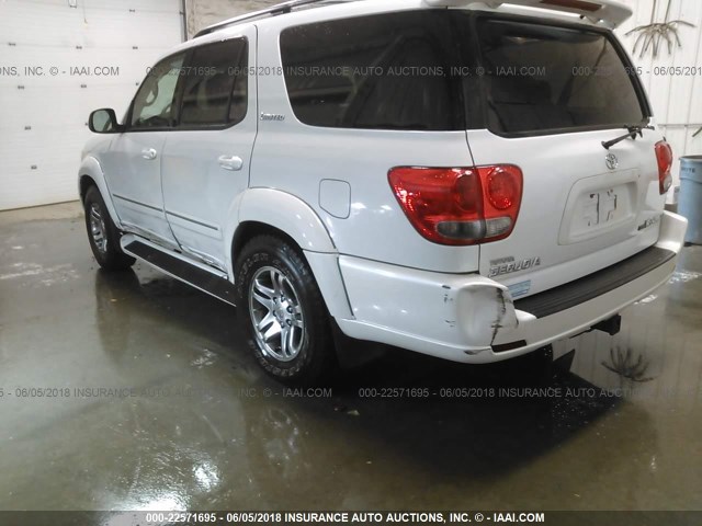 5TDBT48AX5S255747 - 2005 TOYOTA SEQUOIA LIMITED WHITE photo 6