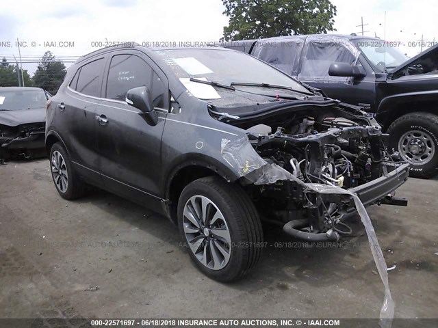 KL4CJGSB8JB529178 - 2018 BUICK ENCORE ESSENCE GRAY photo 1