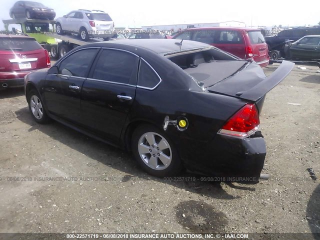 2G1WC5E3XE1100029 - 2014 CHEVROLET IMPALA LIMITED LTZ BLACK photo 3