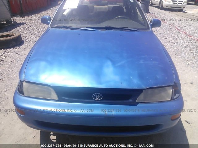 2T1AE09B3RC057113 - 1994 TOYOTA COROLLA LE/DX BLUE photo 6