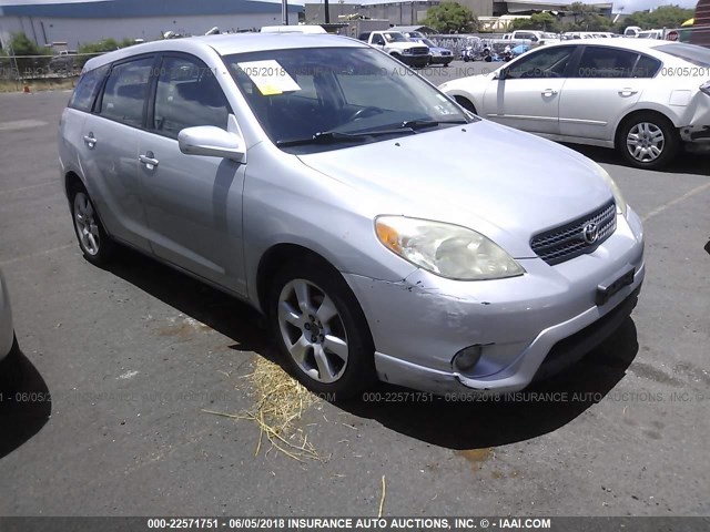 2T1KR32E55C440026 - 2005 TOYOTA COROLLA MATRIX XR SILVER photo 1