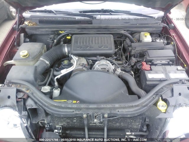 1J4HR48N35C628750 - 2005 JEEP GRAND CHEROKEE LAREDO/COLUMBIA/FREEDOM 红色 照片 10