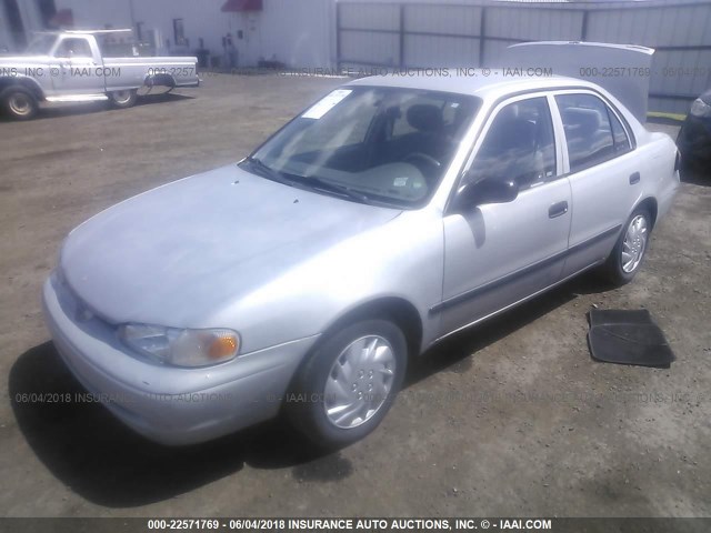 1Y1SK52861Z442308 - 2001 CHEVROLET GEO PRIZM LSI SILVER photo 2