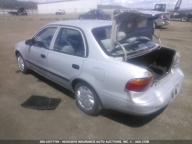 1Y1SK52861Z442308 - 2001 CHEVROLET GEO PRIZM LSI SILVER photo 3