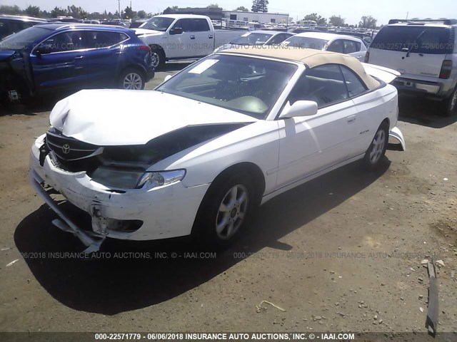 2T1FF28P81C538751 - 2001 TOYOTA CAMRY SOLARA SE/SLE 白色 照片 2