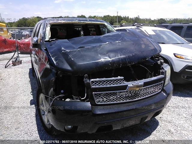 1GNFK36369R209265 - 2009 CHEVROLET SUBURBAN K1500 LTZ BLACK photo 6