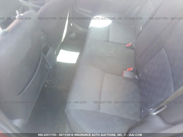 2T1KU4EE1AC439000 - 2010 TOYOTA COROLLA MATRIX  RED photo 8