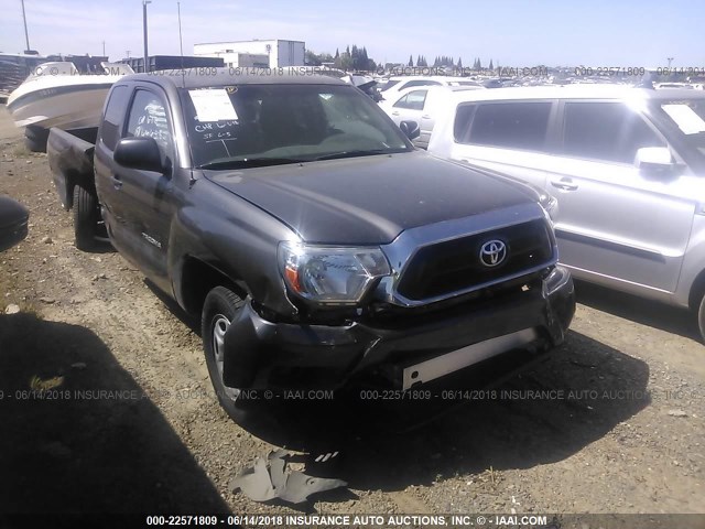 5TFTX4CN1CX020700 - 2012 TOYOTA TACOMA ACCESS CAB Grau Foto 1