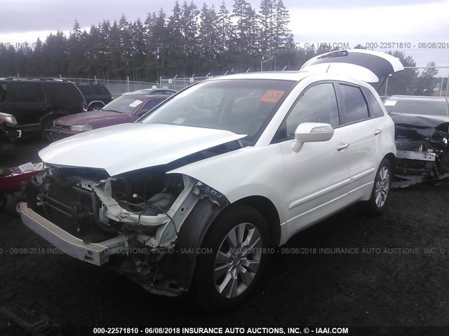 5J8TB1H23CA000528 - 2012 ACURA RDX WHITE photo 2