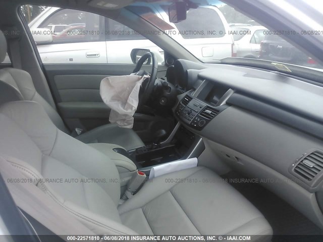 5J8TB1H23CA000528 - 2012 ACURA RDX WHITE photo 5