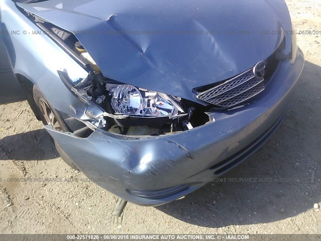 4T1BF30K74U571862 - 2004 TOYOTA CAMRY LE/XLE/SE ღია ლურჯი ფოტო 6