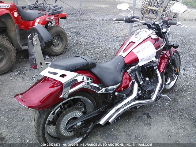 JYAVP27EX8A005271 - 2008 YAMAHA XV1900 CU RED photo 4