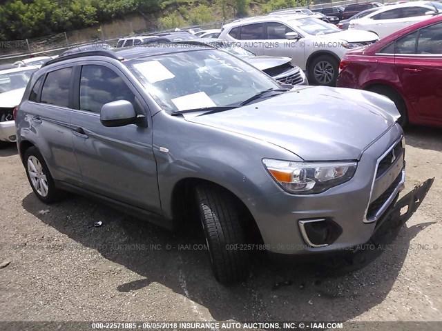 4A4AP4AU5DE013126 - 2013 MITSUBISHI OUTLANDER SPORT SE GRAY photo 1