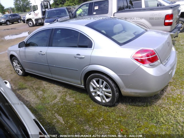 1G8ZS57N48F108429 - 2008 SATURN AURA XE SILVER photo 3