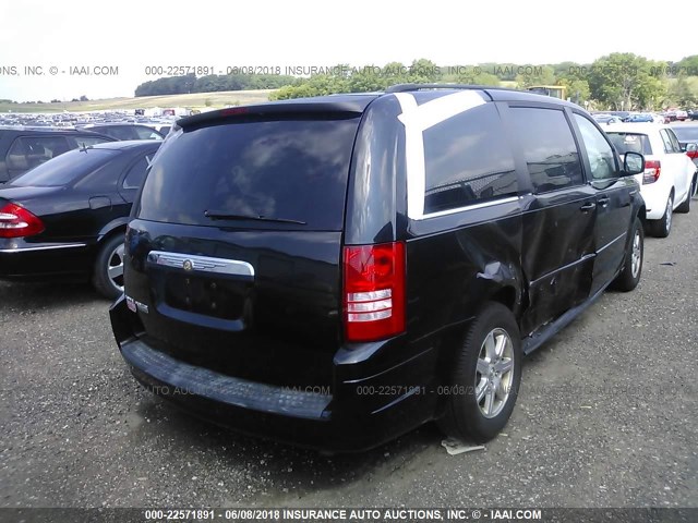 2A8HR54P68R141274 - 2008 CHRYSLER TOWN & COUNTRY TOURING BLACK photo 4