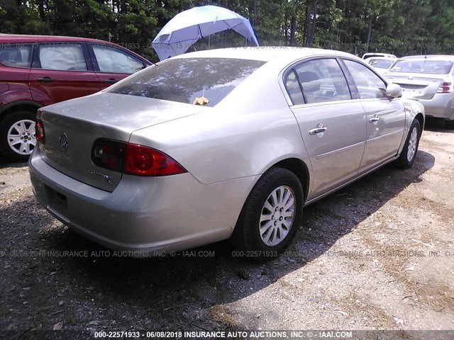 1G4HP57217U214724 - 2007 BUICK LUCERNE CX BROWN photo 4