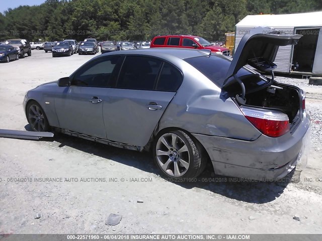 WBANW135X9C162714 - 2009 BMW 535 I GRAY photo 3