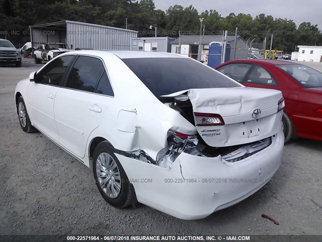 4T1BF1FK4CU514352 - 2012 TOYOTA CAMRY SE/LE/XLE WHITE photo 6