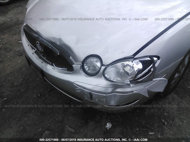 2G4WD552771169559 - 2007 BUICK LACROSSE CXL SILVER photo 6