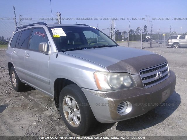 JTEHF21A320089517 - 2002 TOYOTA HIGHLANDER LIMITED SILVER photo 1