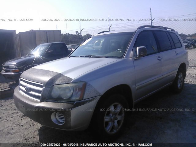 JTEHF21A320089517 - 2002 TOYOTA HIGHLANDER LIMITED SILVER photo 2