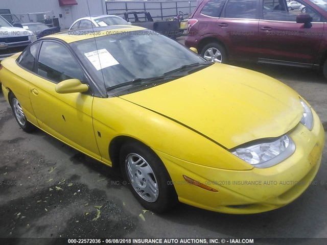1G8ZY127X1Z102980 - 2001 SATURN SC2 YELLOW photo 1