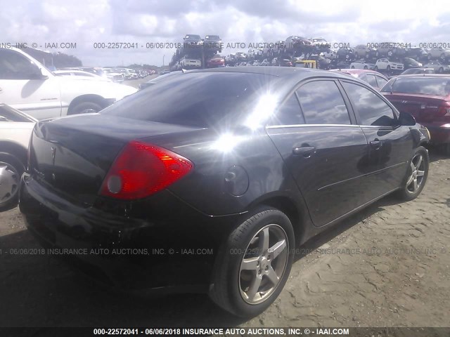 1G2ZF57B084261910 - 2008 PONTIAC G6 VALUE LEADER/BASE BLACK photo 4