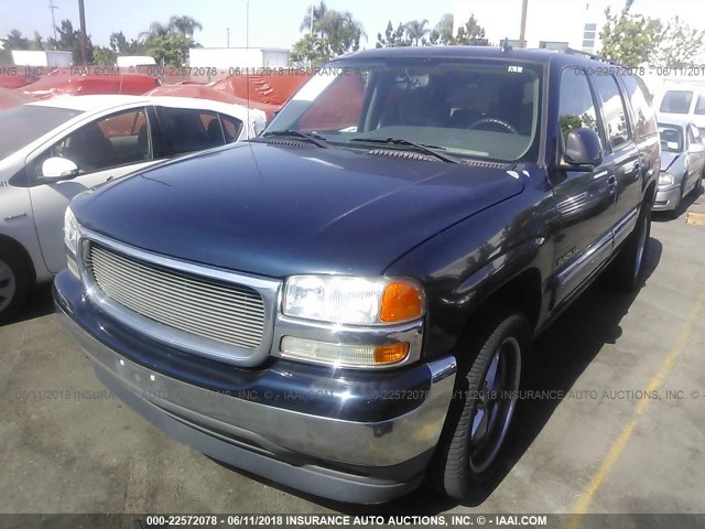 1GKEC16Z56J154073 - 2006 GMC YUKON XL C1500 BLUE photo 2