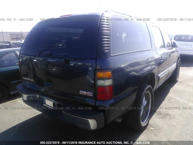 1GKEC16Z56J154073 - 2006 GMC YUKON XL C1500 BLUE photo 4