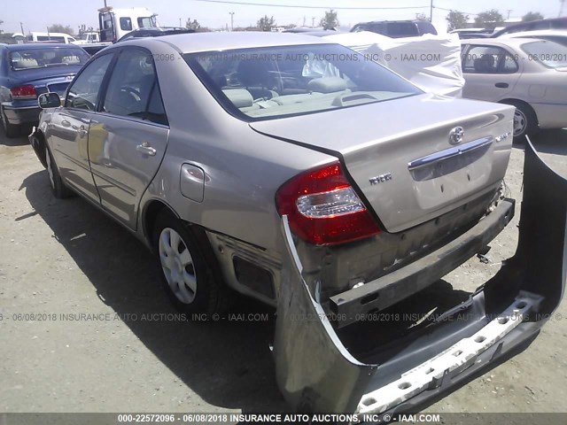 4T1BE32K94U863982 - 2004 TOYOTA CAMRY LE/XLE/SE 米色 照片 3