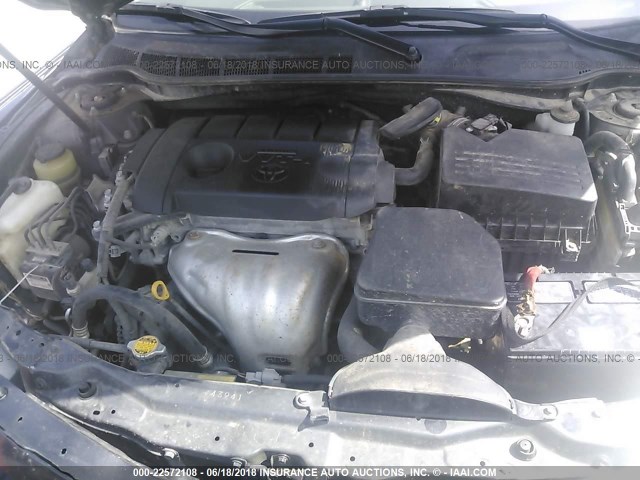 4T1BF3EK6AU082986 - 2010 TOYOTA CAMRY SE/LE/XLE GRAY photo 10